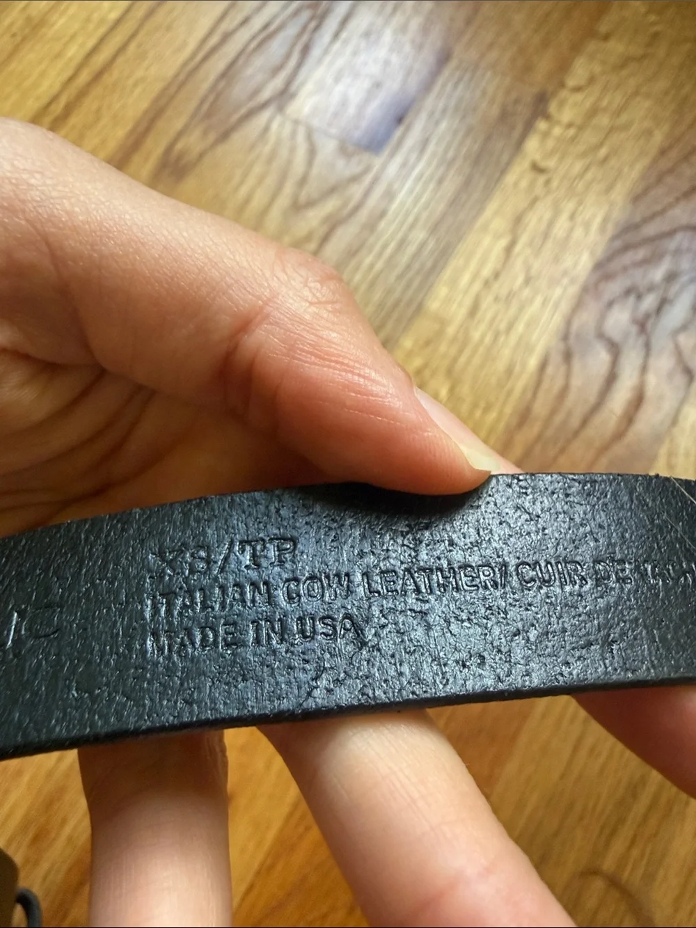 Banana Republic XS black leather belt